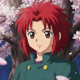 portrait of hisoka from hunter x hunter, swept back medium - length red hair, studio ghibli pixar and disney animation sharp unreal engine 5, anime key art by greg rutkowski, bloom, dramatic lighting