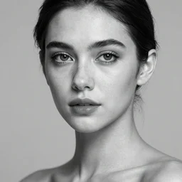 up close portrait of a beautiful woman in black and white, photorealistic, upper body, hyper detailed, art by diego fazio and diegoKoi and oscar Ukono, concept art, sharp focus, artgerm, 8k highly detailed