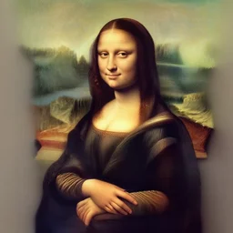 a real woman, whose photo was used as reference in designing mona lisa