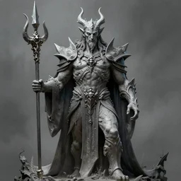 A ultra detailed matte painting of Morgoth the godlike valar, by Peter mohrbacher, trending on ArtStation