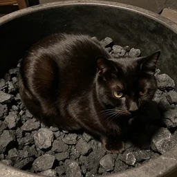 Before, I could take a photo of a black cat in a coal bin at midnight. Now I can take a photo of a black cat in a coal bin at midnight... and see every hair