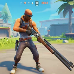 playboi carti in fortnite with pump shotgun