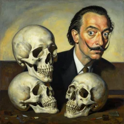 the world between death and life, surrealistic extremely detailed painting, by edgar mueller and salvador dali