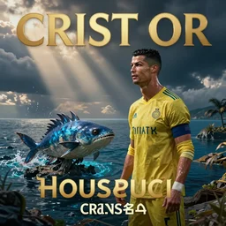 Cristiano Ronaldo meeting Houshou Marine, hdri, photo of the year, trending on pixiv