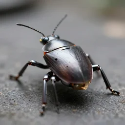 a zoom on a robotic bug depth of field 2 7 0 mm