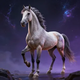 epic professional digital art of human-horse hybrid, full body view, best on artstation, cgsociety, wlop, Behance, pixiv, cosmic, epic, stunning, gorgeous, much detail, much wow, masterpiece