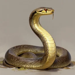 the majestic king of the snakes, artstation