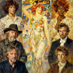 neil young, portrait painting by richard schmid, maxfield parrish, kehinde wiley, j. c. leyendecker, thomas moran, studio ghibli, loish, alphonse mucha, fashion photography