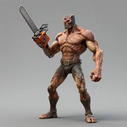 alive long chainsaw with muscular human arms and legs. chainsawheaded, full - length portrait, concept art, extremely high details, octane render, artstation contest winner, digital art by slawomir maniak, simon stalenhag. masterpiece