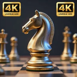 chess knight, beautiful art uhd 4 k, artstation, hdr, 4 k, incredible detail, cinematic lighting, unreal engine 5