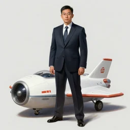 character concept portrait, lawyer standing next to toy-like spaceship style digital painting, concept art, smooth, sharp focus, illustration, from Metal Gear, by Ruan Jia and Mandy Jurgens and William-Adolphe Bouguereau, Artgerm