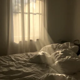 7 : 0 0 in the morning, and the rays from the sun wakes me
