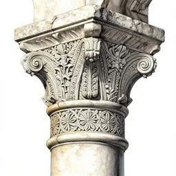 ornate ancient stone pillar, high details, intricately detailed, by vincent di fate, inking, 3 color screen print, masterpiece, trending on artstation,, sharp, details, hyper - detailed, hd, 4 k, 8 k