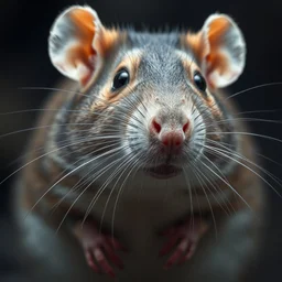 realistic portrait of a jewish rat
