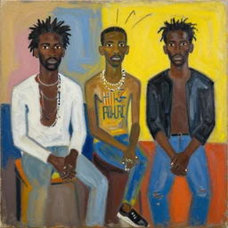 paintings of black people by jean-michel basquiat,