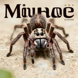 kangaroo jumping spider in minneapolis zoo, magazine cover, face photo