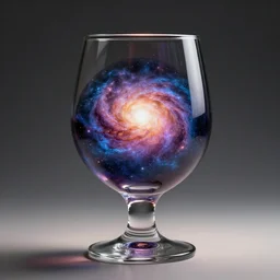 generate a drinking glass containing complete universe, hd, 8 k, super fine details, accurate very vibrant