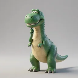 Barney the dinosaur pondering his Orb