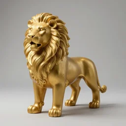 photo of chair in the shape of lion