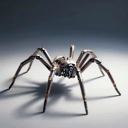 a robot spider hybrid, digital art