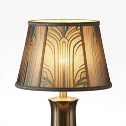 art deco design for a lamp shade
