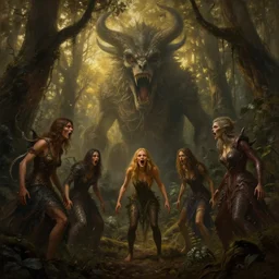 epic professional digital art of startling hungry foreboding forest, faint golden moody atmospheric lighting, painted, intricate, detailed, detailed, foreboding, by leesha hannigan, wayne haag, reyna rochin, ignacio fernandez rios, mark ryden, iris van herpen,, epic, stunning, gorgeous, much wow, cinematic, masterpiece.