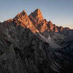 award winning landscape photography by colin prior, steep mountain peaks, evening light
