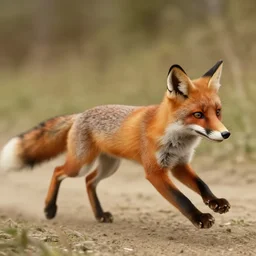 anthropomorphic fox being chased, 1 9 3 0 s film still, ladislas starevich