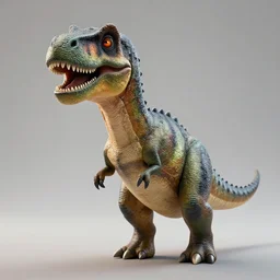 a portrait of a dinosaur, central composition, very cartoon, shape focus, high detailed, by greg rukowski