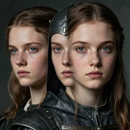 Inquisition of most beautiful face young Jeanne d'Arc, extremely high detailed faces, photorealistic, cinematic