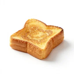 origami-style french toast, 8k product photo, isolated on a pure white background, centered, entire object in frame, sharp focus, soft studio lighting