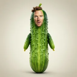 benedict cumberbatch shaped as a cucumber