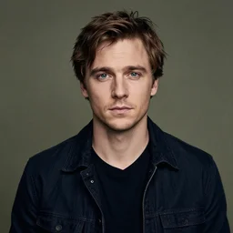portrait photograph of anton yelchin, masterpiece