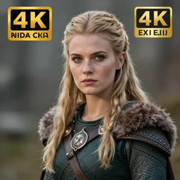 photo of a very cute! beautiful viking queen, highly detailed, 4 k, hdr, smooth, sharp focus, high resolution, award - winning photo