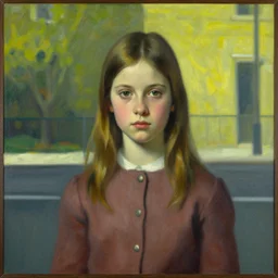 A decent young girl portrait by Edward Hopper.