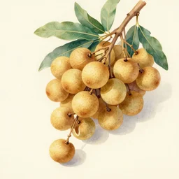artwork of longan