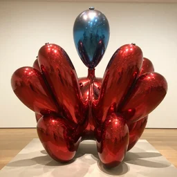 sculpture by jeff koons and!!!!!! junji ito!!!!!!