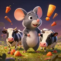 epic professional digital art of ((((((🐭)))))) !!!!!🐄!!!!! ((((((🍁)))))), best on artstation, cgsociety, wlop, cosmic, epic, stunning, gorgeous, much detail, much wow, masterpiece