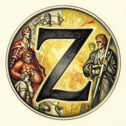 the circle complete. greek ζ symbol, highly detailed, digital painting, watercolor, soviet realism, engraving, artstation, concept art, smooth, sharp focus, vivid grunge, manga, illustration, unreal engine 5, 8 k, art by bilibin and kuvshinov and malevich and mucha