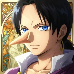 highly detailed vfx portrait of nico robin by eiichiro oda!, makoto shinkai, alphonse mucha, sharp focus, art by artgerm and greg rutkowski!, backlit, harsh overhead sunlight, blue eyes!!, large aquiline nose!!, stanley kubrick, kaoru mori, shadows, best of behance,