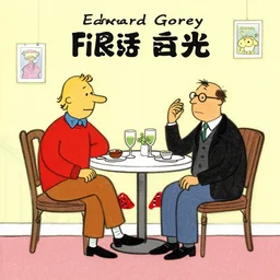 awkward first date, illustrated by edward gorey, lagerstedt, gary larson