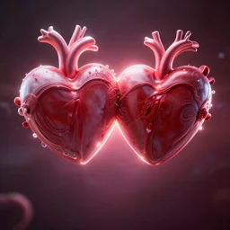 when hearts like ours meet, highly detailed vfx, cinematic, volumetric lighting,