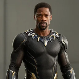 film still of Chris Rock as T’Chala in Black Panther movie