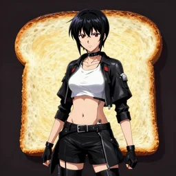 ghost in the shell geisha but she's a piece of toast