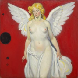 a beautiful painting athena, by kusama yayoi realistic oil painting