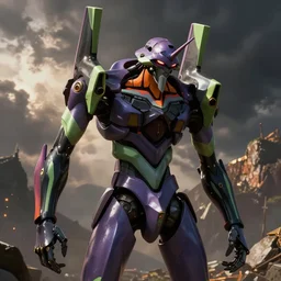 evangelion mech. by rembrandt