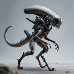 walking a xenomorph pet