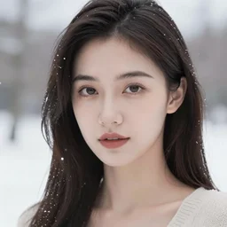 a gorgeous female photo, professionally retouched, soft lighting, realistic, smooth face, half body!!! shot, perfect eyes, wide angle, sharp focus on eyes, 8 k high definition, insanely detailed, intricate, elegant, art by artgerm, snowy winter