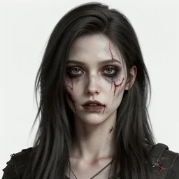 portrait of young kim wilde as a zombie with cuts on face, 7 days to die zombie, fine art, award winning, intricate, elegant, sharp focus, cinematic lighting, highly detailed, digital painting, 8 k concept art, art by guweiz and z. w. gu, masterpiece, trending on artstation, 8 k