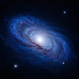 dark blue galaxy wallpaper